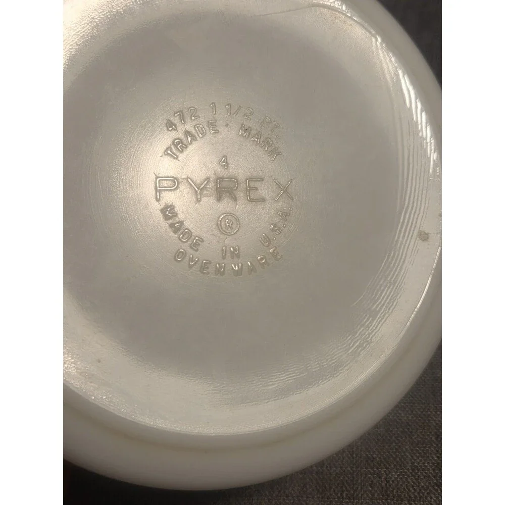 PYREX 472 1.5 PT SMALL CASSEROLE DISH EARLY AMERICAN ROOSTER FARM EAGLE 6